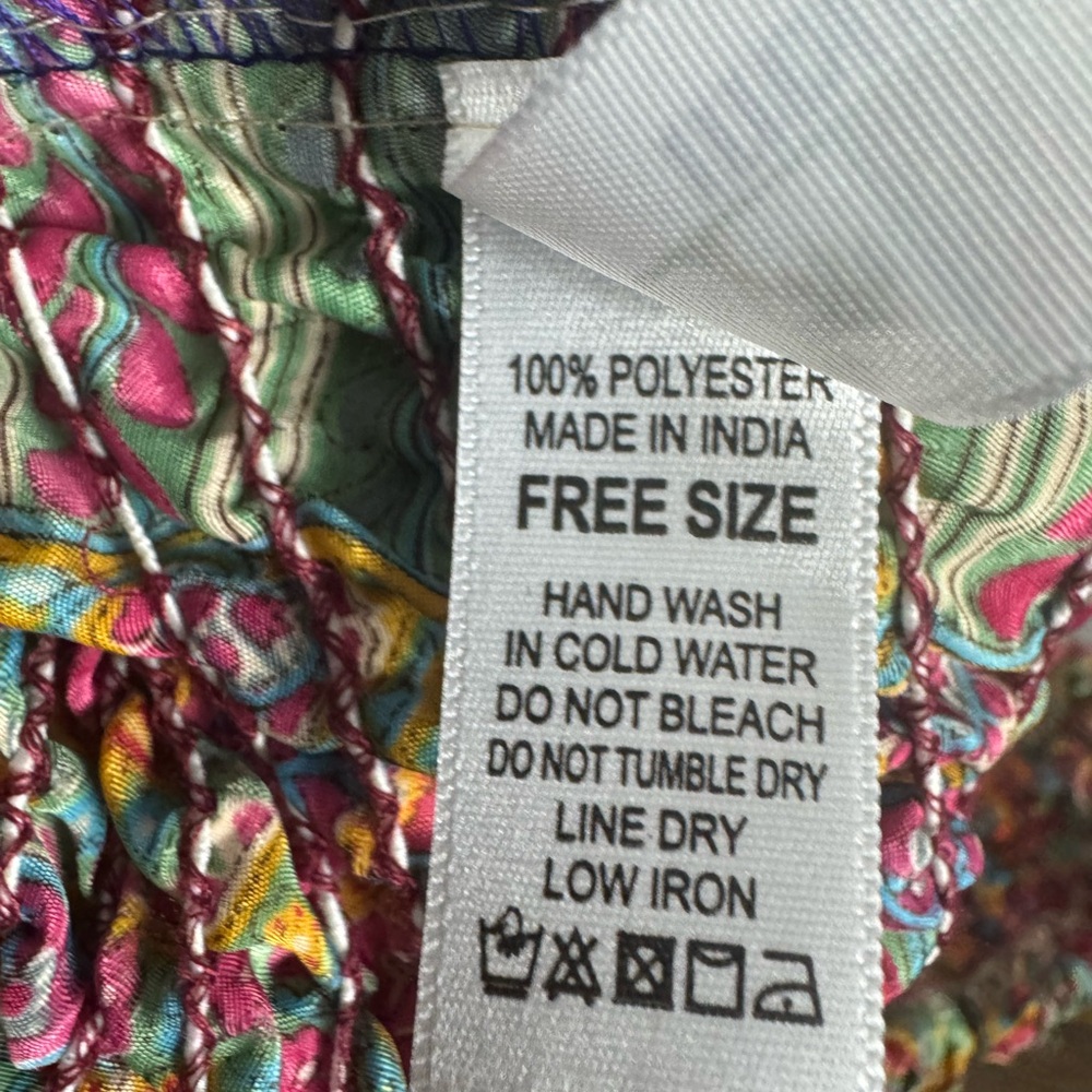 Colorful Paisley Ruffle Skirt - Picture 7 of 8